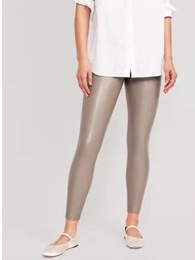Old Navy High-Waisted Faux-Leather Leggings for Women